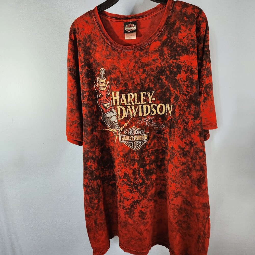 Vintage Harley Davidson 🏍 Tee Shirt XL Thunder of the 1000 Islands NY (OO-17)